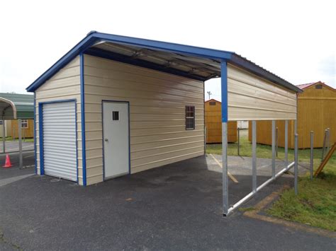 18x21x8 with 8x21 of enclosed storage - Eagle Carports