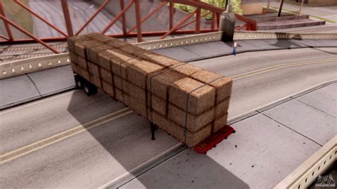 FlatBed Trailer From American Truck Simulator for GTA San Andreas