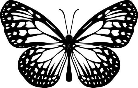 Butterfly Vector File Black and White Illustration Commercial - Etsy 日本