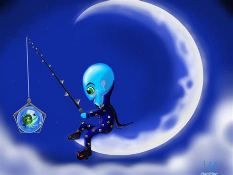 megamind fishing on the moon | Dreamworks characters, Fish drawings ...