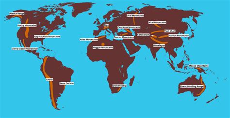 World Mountain Ranges by AlphabetcatOfficial on DeviantArt