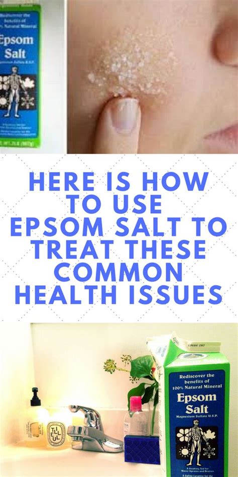 HERE IS HOW TO USE EPSOM SALT TO TREAT THESE COMMON HEALTH ISSUES ...