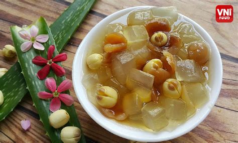 LOTUS SEED SWEET SOUP WITH ALOVE VERA - VniFood