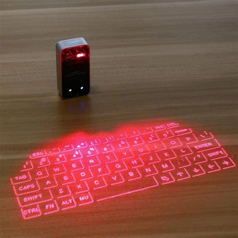 Virtual Laser Keyboard Bluetooth Wireless Touch Projector Phone ...