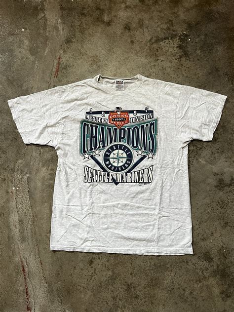 Vintage XL vintage 1997 Seattle mariners western division shirt | Grailed