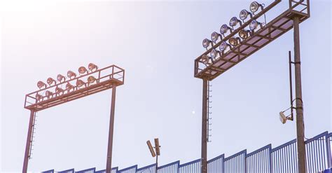 Two Football Stadium Lights · Free Stock Photo