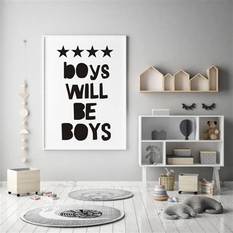 Poster Boys Will Be Boys Kids Posters Boys Poster Boys Room Boy ...