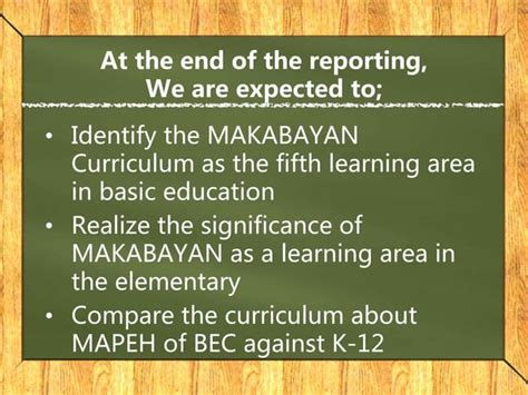 makabayan curriculum