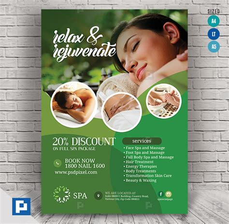 Beauty Spa Salon Flyer - PSDPixel | Beauty spa, Spa flyer, Flyer