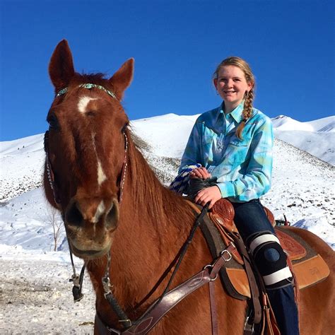 Young rider at Wood River Extreme Skijoring, Hailey, Idaho © 2016 ...