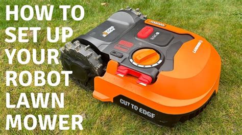 Set up Robot Lawn Mower - YouTube