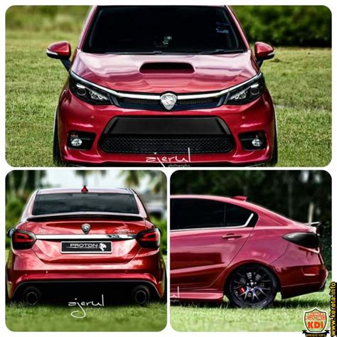 MODIFIED PROTON NEW PERSONA VVT 2016 2ND GEN LOWERED STANCE CUSTOM ...