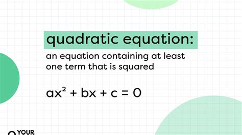 Quadratic Formula Word Problem Examples