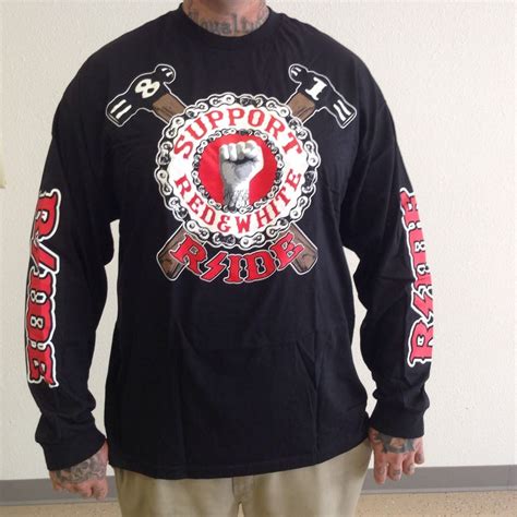 Hells Angels Rside FIST WITH HAMMER support shirt LONG SLEEVE – RSIDE ...