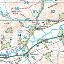 Glen Ogle Trail, Lochearnhead - Route Map