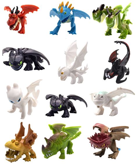 Buy Toysvill Dragon httyd (Set of 12 pcs) / Light Fury, Night Fury ...