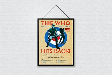 THE WHO 2023 UK Tour Poster - Etsy