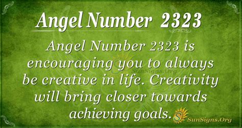 Angel Number 2323 Meaning - Be Creative In Life - SunSigns.Org