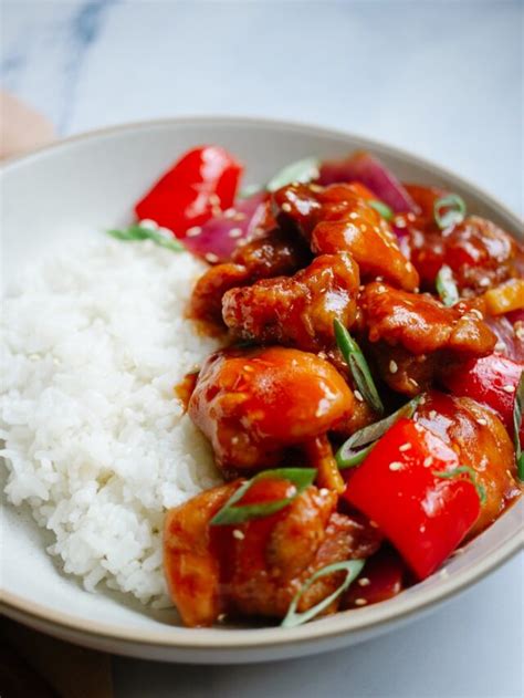 Sweet and Sour Chicken Air Fryer (ready in 30 minutes) - Eat With Carmen