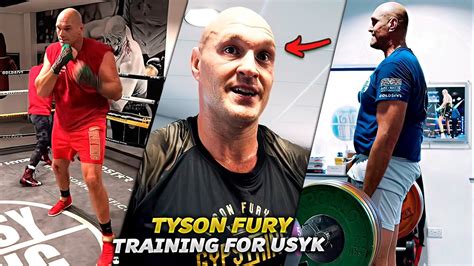 Tyson Fury training for Oleksandr Usyk FULL FIGHT HIGHLIGHTS | BOXING ...