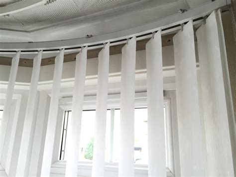 Curved Track Vertical Blinds • London Blind Company • Bexleyheath