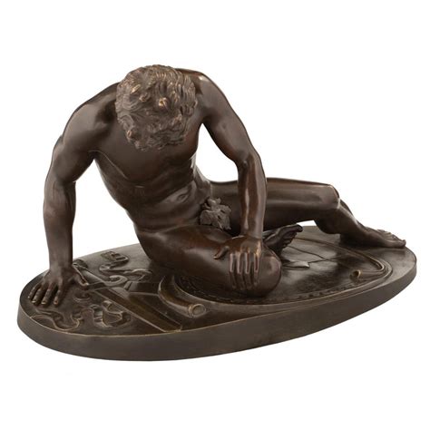 Italian 19th Century Patinated Bronze Statue of 'The Dying Gaul' For ...