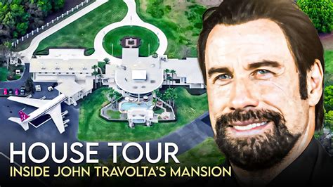 John Travolta | House Tour | $10 Million Calabasas Mansion & More - YouTube