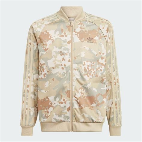 adidas Camo SST Track Jacket - Beige | Kids' Lifestyle | adidas US