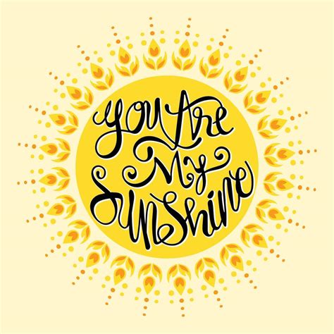 You Are My Sunshine Free Printable - Printable Word Searches