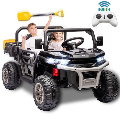 24V 2 Seater Kids Ride on Car Truck, Ride On UTV with 2x200W Motor Ride ...