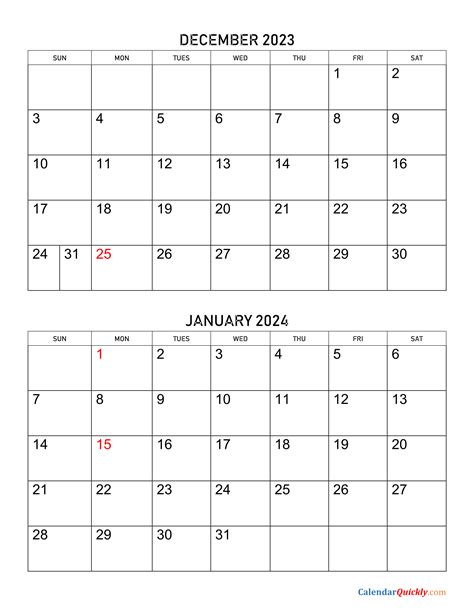 january 2023 calendar pdf word excel - january 2023 printable calendar ...