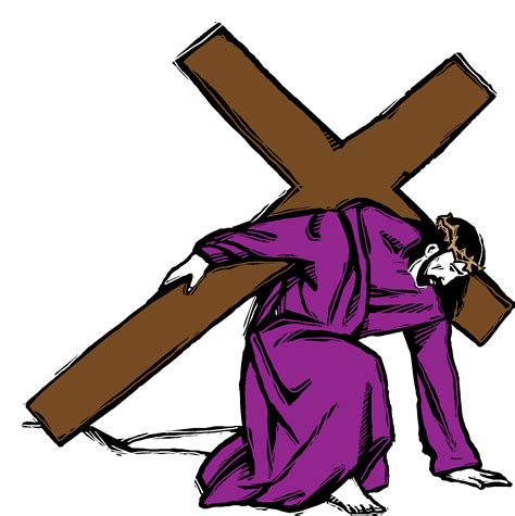 Jesus Carrying The Cross Clipart at GetDrawings | Free download