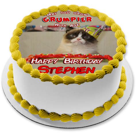 Grumpy Cat Birthday Cake Meme