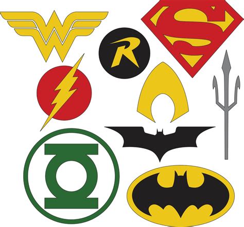 DC Superhero Logos SVG & DXF files