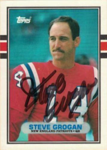 Steve Grogan Autographs and Memorabilia | Sports, Football