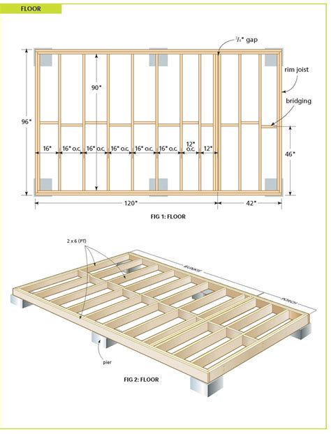 10x12 Free Standing Deck Plans • Bulbs Ideas