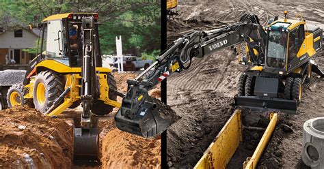 Wheeled Excavators vs. Backhoes: 4 Factors to Consider | Volvo CE - The ...