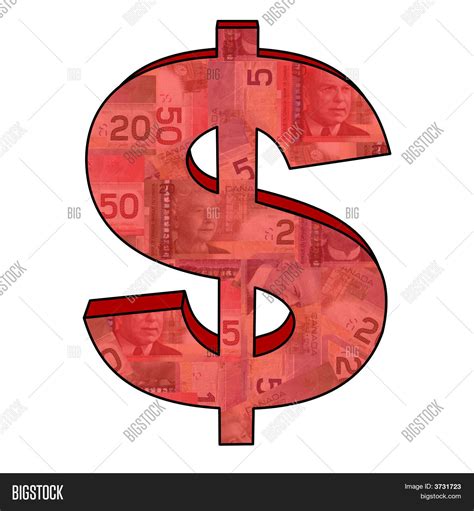 Canadian Dollar Symbol Currency Image & Photo | Bigstock