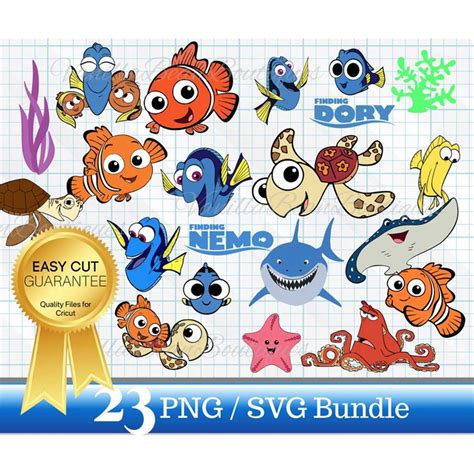 Nemo Layered SVG, Nemo PNG, Dory SVG, Finding Nemo clipart f - Inspire ...