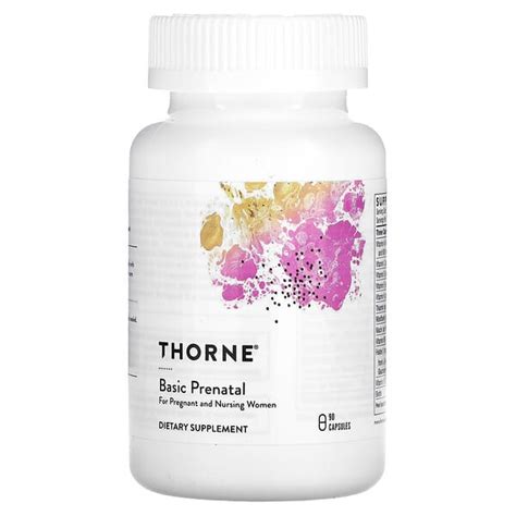 Thorne, Basic Prenatal, 90 Capsules