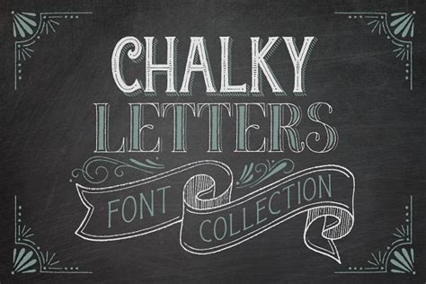 Chalky Letters font collection – Weblord