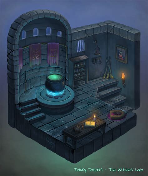 ArtStation - The Witches' Lair