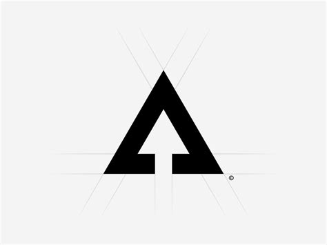 A / Arrow | Arrow design logo, Geometric logo, Arrow logo