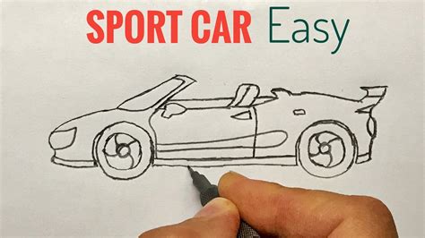 How To Draw A Sports Car