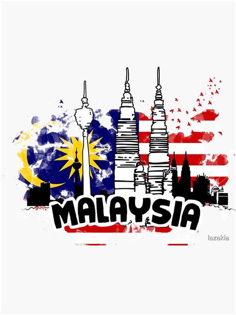 "Malaysia Truly Asia" Sticker for Sale by lazakia | Redbubble