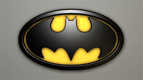 Batman Logo 3d