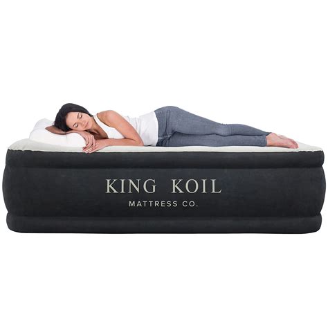 King Koil Luxury California King Air Mattress with Built-in Pump for ...