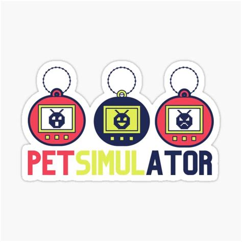 "Pet Simulator" Sticker for Sale by SKYCREATION | Redbubble