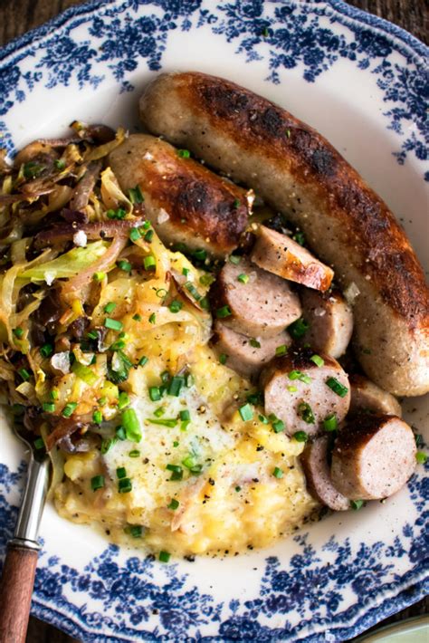 Irish Bangers and Colcannon Mash - The Original Dish