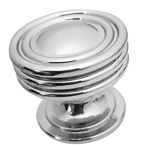 Polished Chrome Cabinet Knob by Southern Hills, Round Cabinet Knobs, 1 ...